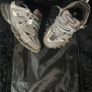 Balenciaga Multi-Tone Trail Sneakers